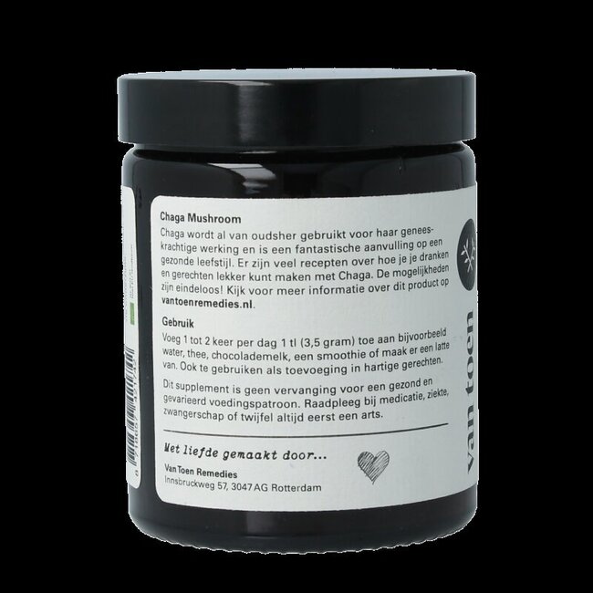 Chaga poeder bio 80 Gram