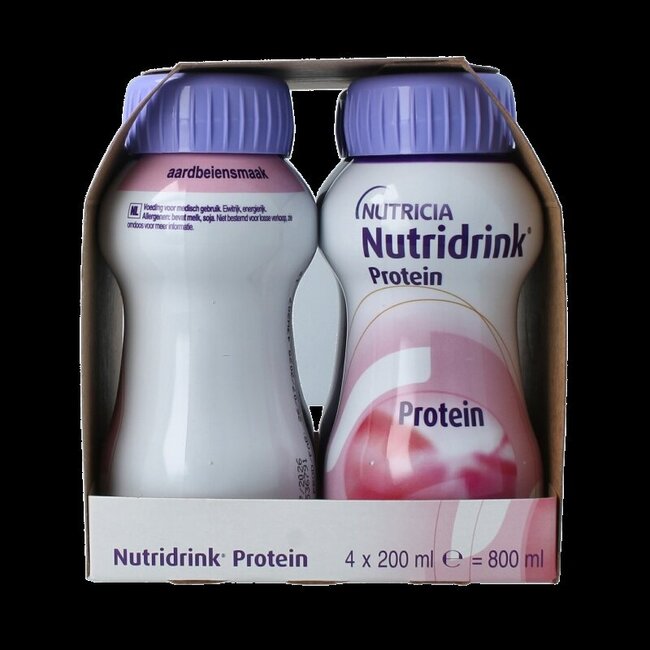 Protein aardbei 200ml 4 Stuks