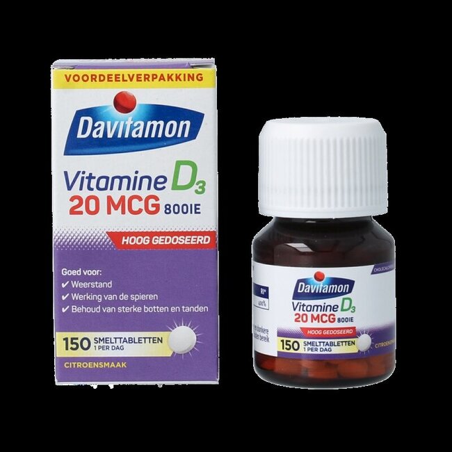 Vitamine D 30mg 150 Smelttabletten