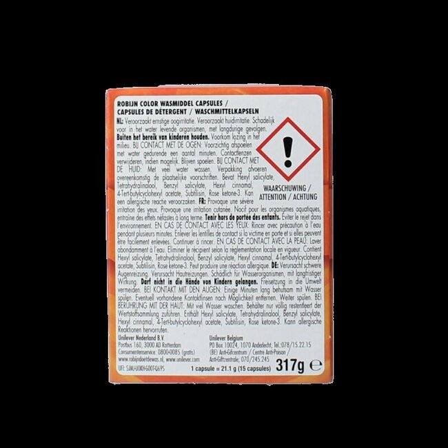 Wasmiddel color pods 15 Stuks