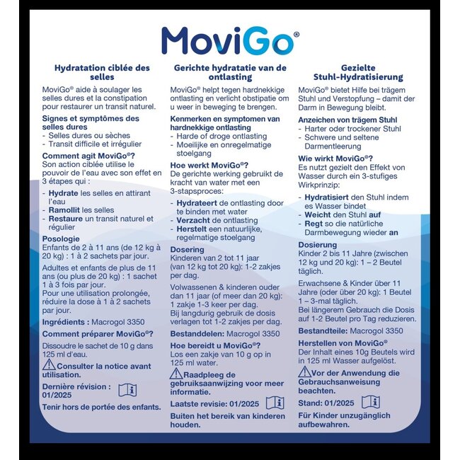 Laxeermiddel 20 Zakjes