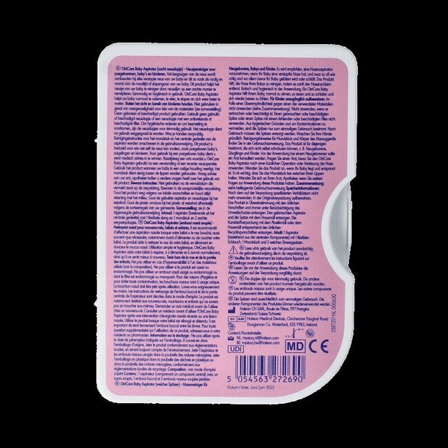 Baby aspirator neusjesreiniger 1 Stuks