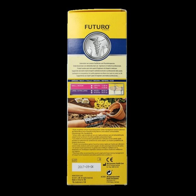 Polsbrace S/M links 1 Stuks