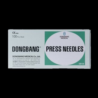 DongBang Oor permanente naalden maat S 0.1mm 100 Stuks