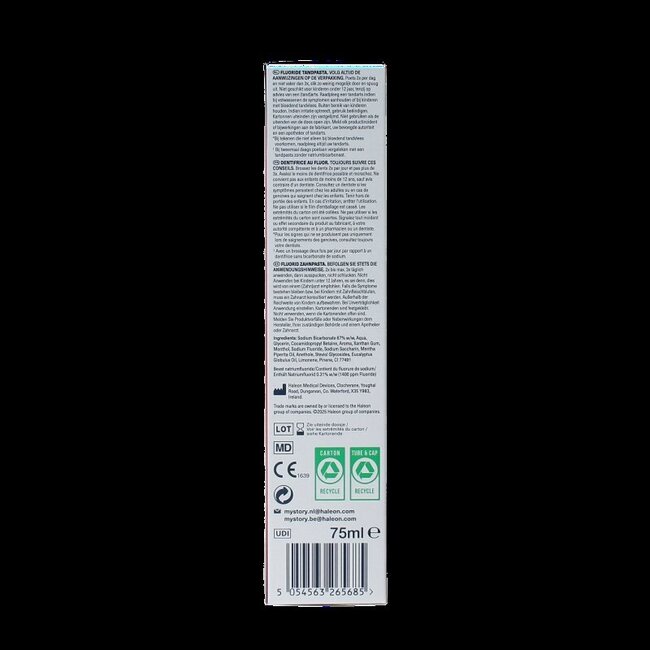 Tandpasta fluoride 75 Milliliter