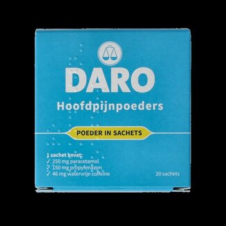 Daro Hoofdpijnpoeders 20 Stuks