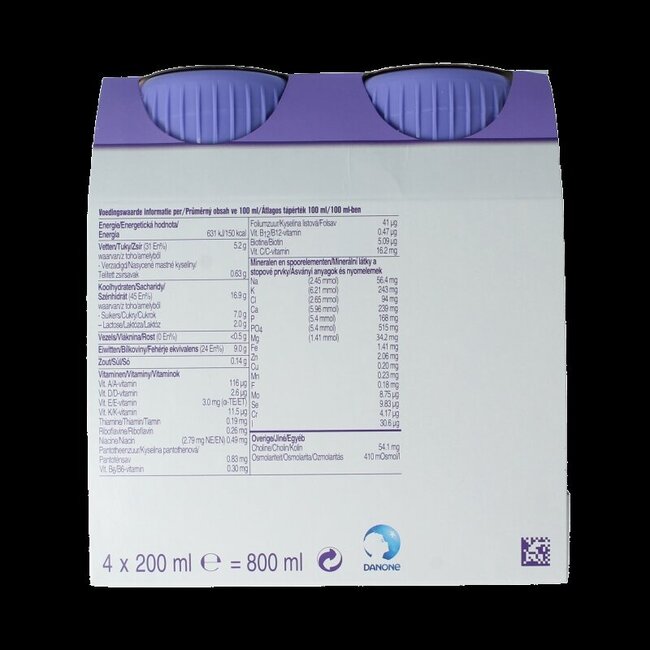 Protein chocola 200ml 4 Stuks