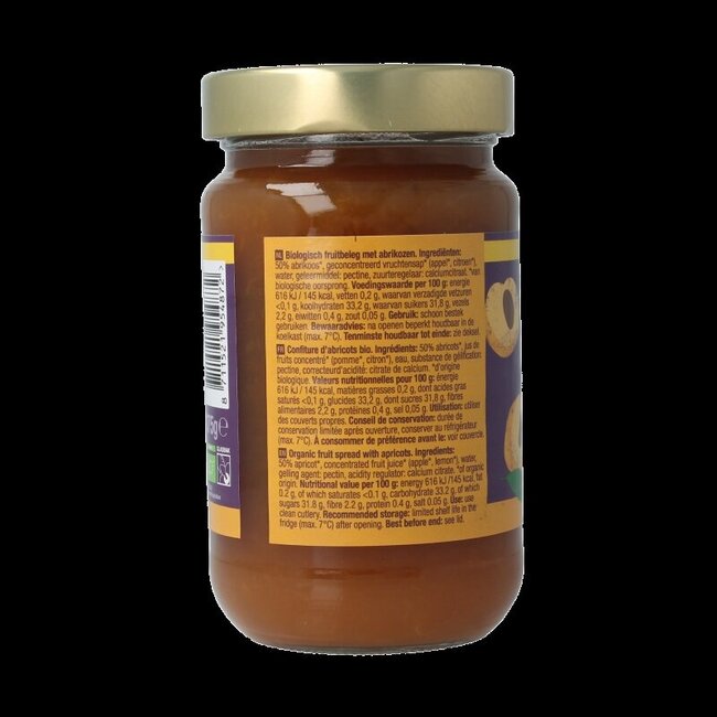 Fruitbeleg abrikozen bio 375 Gram