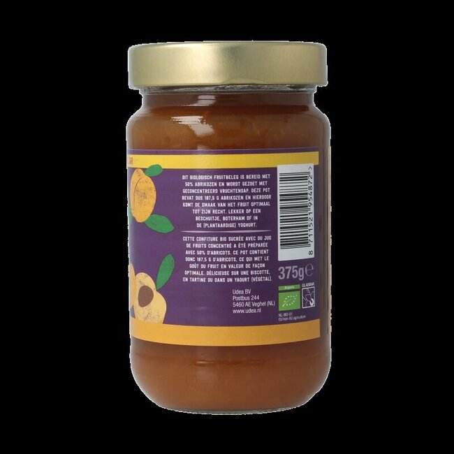 Fruitbeleg abrikozen bio 375 Gram