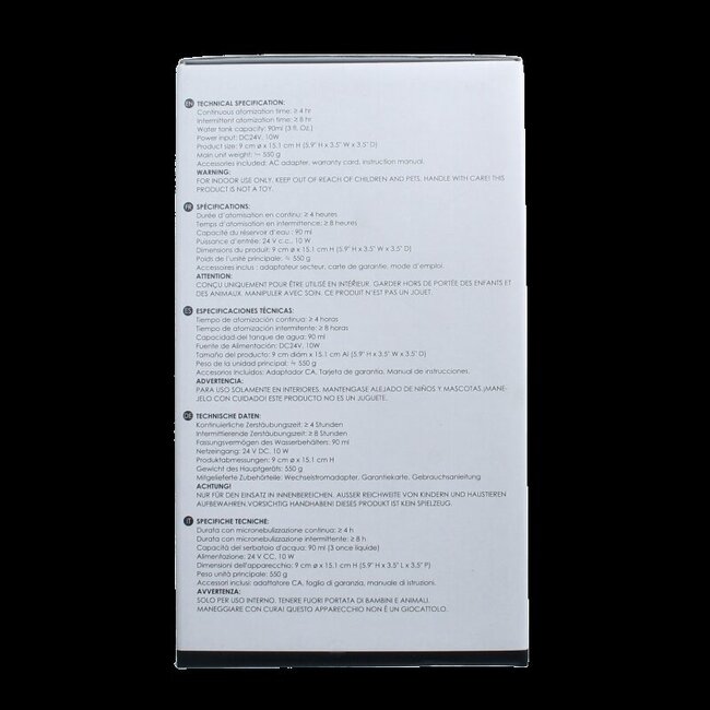 Aroma diffuser fountain antraciet 1 Stuks