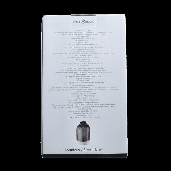 Aroma diffuser fountain antraciet 1 Stuks