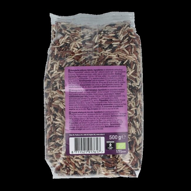 Volkorenrijst mix bio 500 Gram