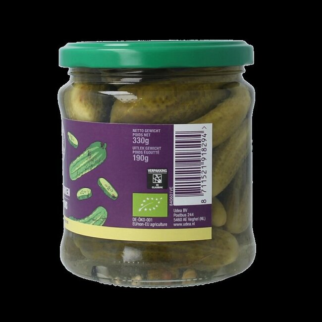 Augurken zuur bio 330 Gram