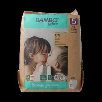 Bambo Babyluiers maat 5 12-18kg 22 Stuks