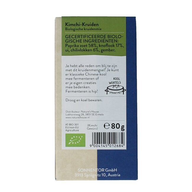Kimchi kruiden bio 80 Gram