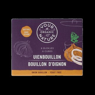 Your Organic Nature Uienbouillon zonder gist bio 6 Stuks