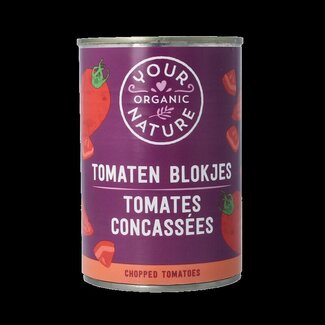 Tomatenblokjes bio 400 Gram