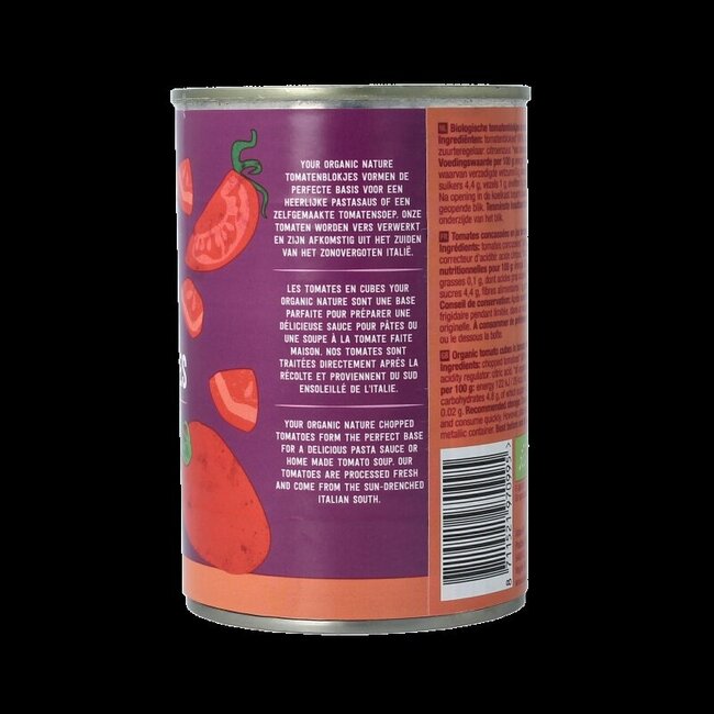 Tomatenblokjes bio 400 Gram