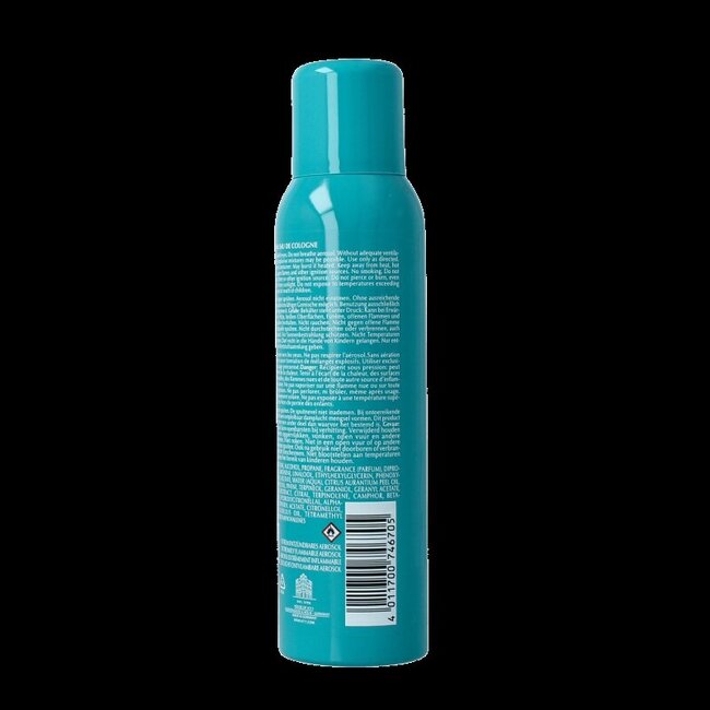Eau de cologne deo spray 150 Milliliter