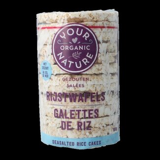 Your Organic Nature Rijstwafels gezouten bio 100 Gram