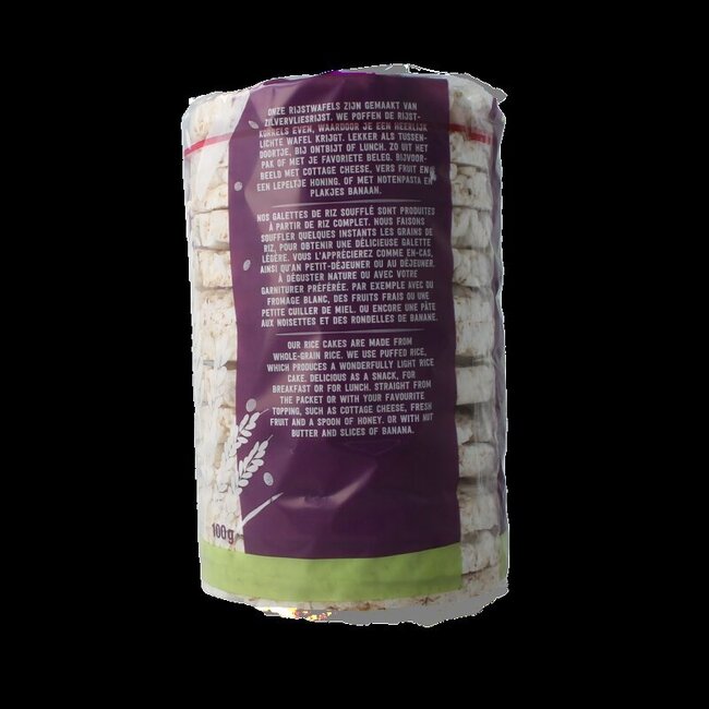 Rijstwafels ongezouten bio 100 Gram