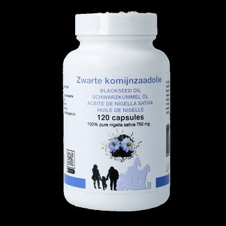 De Koning Tilly Zwarte komijnzaad capsules 120 Capsules