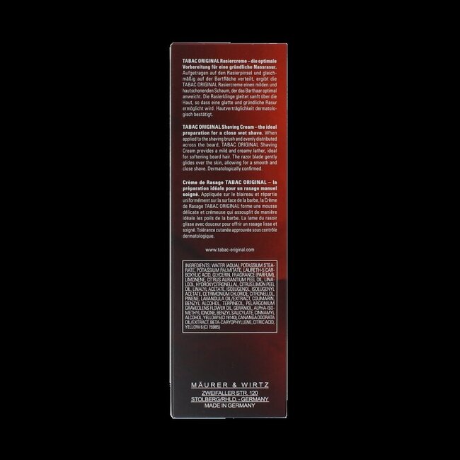 Original shaving cream 100 Milliliter