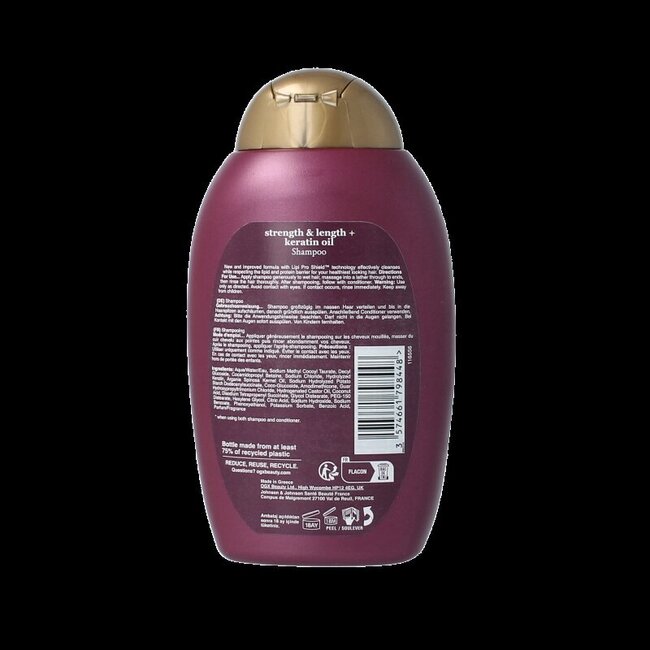 Shampoo keratin oil 385 Milliliter