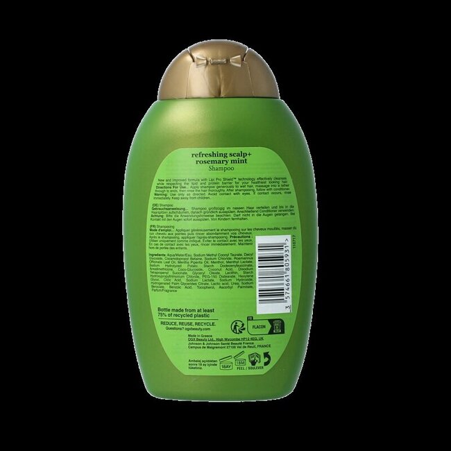 Shampoo rosemary mint 385 Milliliter