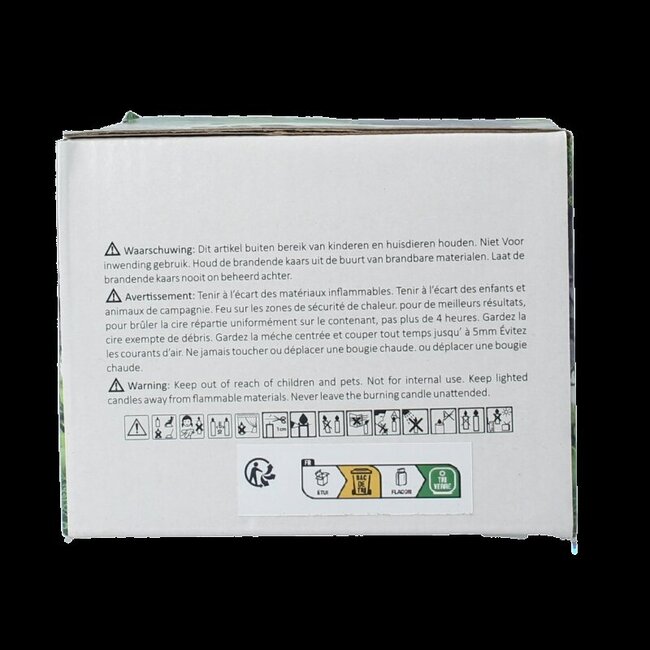 Gemstone candle inner growth mint 256 Gram