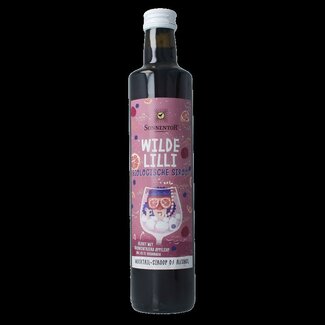 Sonnentor Wilde lilli mocktail siroop alcoholvrij bio 500 Milliliter