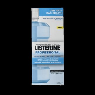 Listerine Mondwater professional fresh breath 500 Milliliter