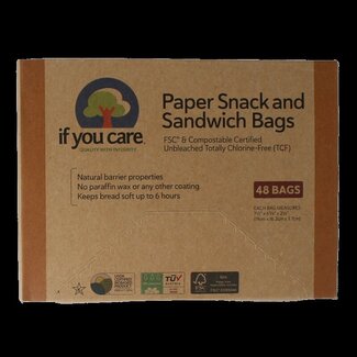 If You Care Snack en boterhamzakjes 48 Stuks