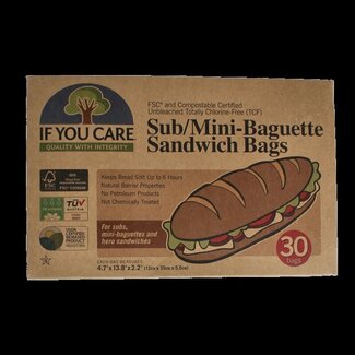 If You Care Mini baguette & sandwich bags 30 Stuks