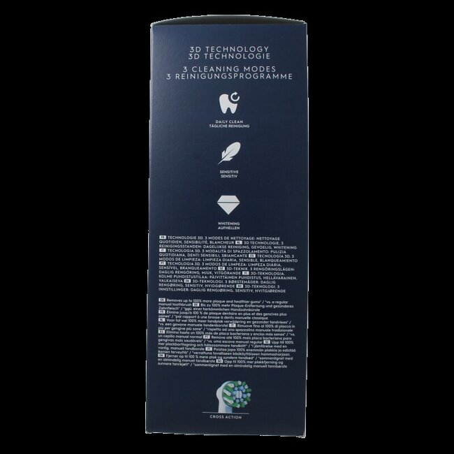 Elektrische tandenborstel pro 3 3900 black pink 1 Set