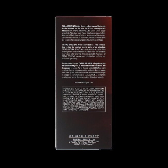 Original aftershave lotion 150 Milliliter