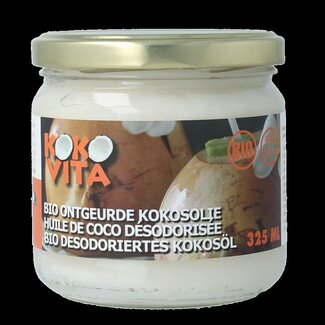 Kokovita Kokosolie geurloos bio 325 Milliliter