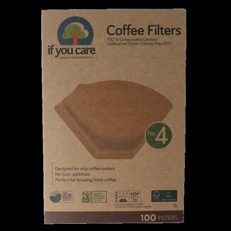 If You Care Koffiefilters no. 4 100 Stuks