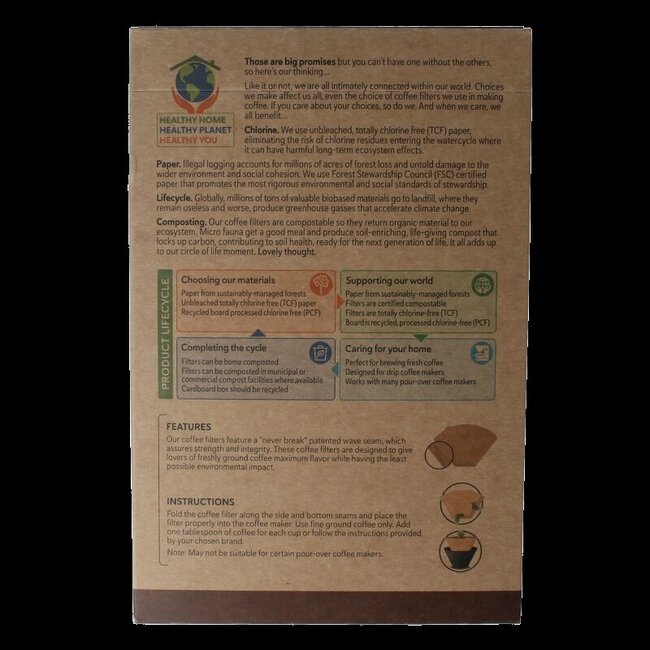 Koffiefilters no. 4 100 Stuks