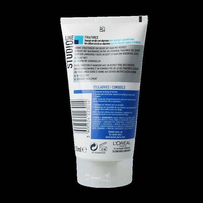 Fix & style gel ultra strong 150 Milliliter