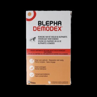 Diversen Blephademodex reinigingstissues 30 Stuks