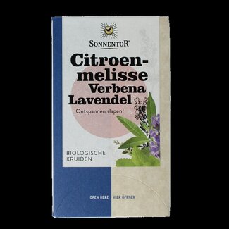 Sonnentor Citroenmelisse - verbena - lavendel bio 18 Zakjes