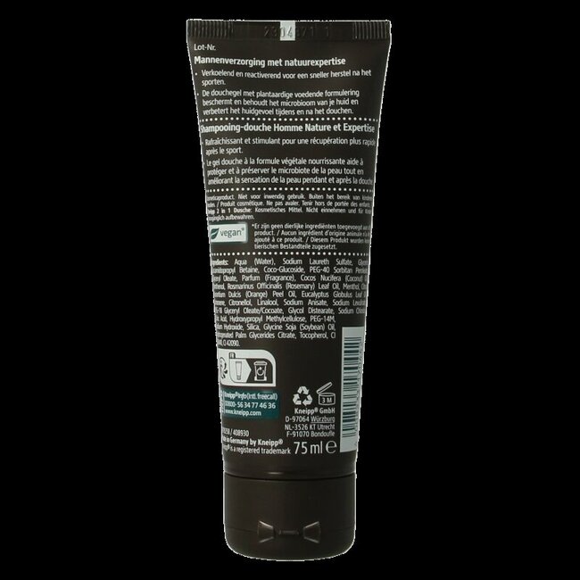 Douche men 2 in 1 sport mini 75 Milliliter