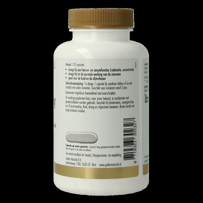 Vitamine B3 niacinamide 120 Vegetarische capsules
