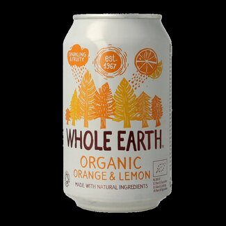Whole Earth Sparkling orange & lemon bio 330 Milliliter