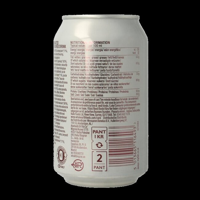 Sparkling orange & lemon bio 330 Milliliter