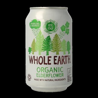 Whole Earth Sparkling elderflower bio 330 Milliliter