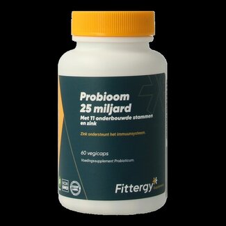 Fittergy Probioom kuur 25 miljard 60 Vegetarische capsules