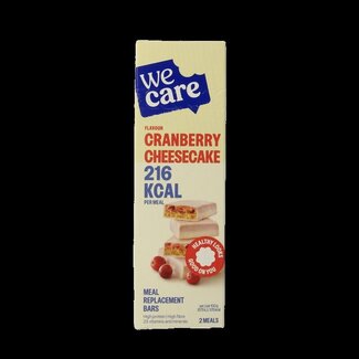 WeCare Meal replacement bars cranberry cheesecake 116 Gram