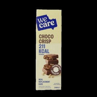 WeCare Meal replacement bars choco crisp 116 Gram